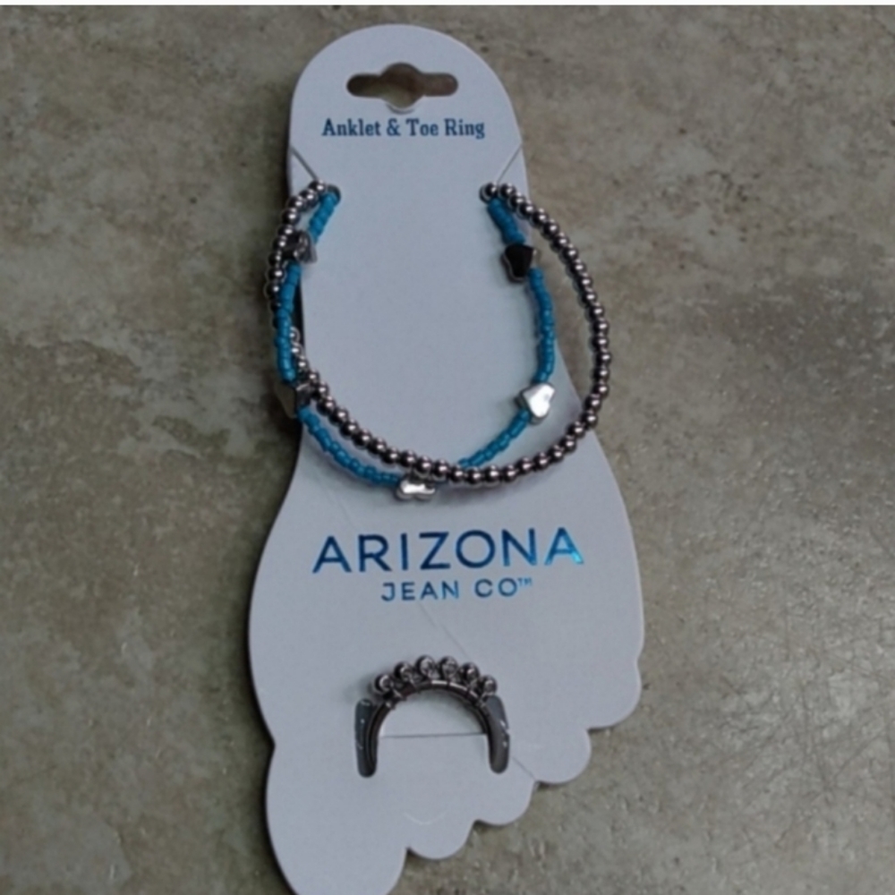 Ankle Bracelet And Toe Ring